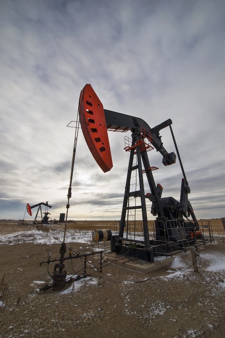 Oil production equipment in an energy development field