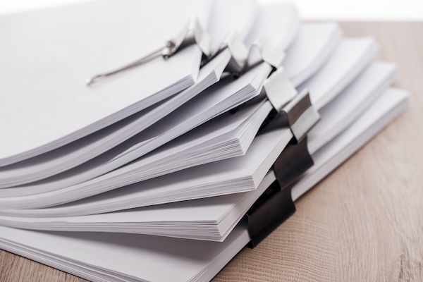 Property documents representing mineral title curative work